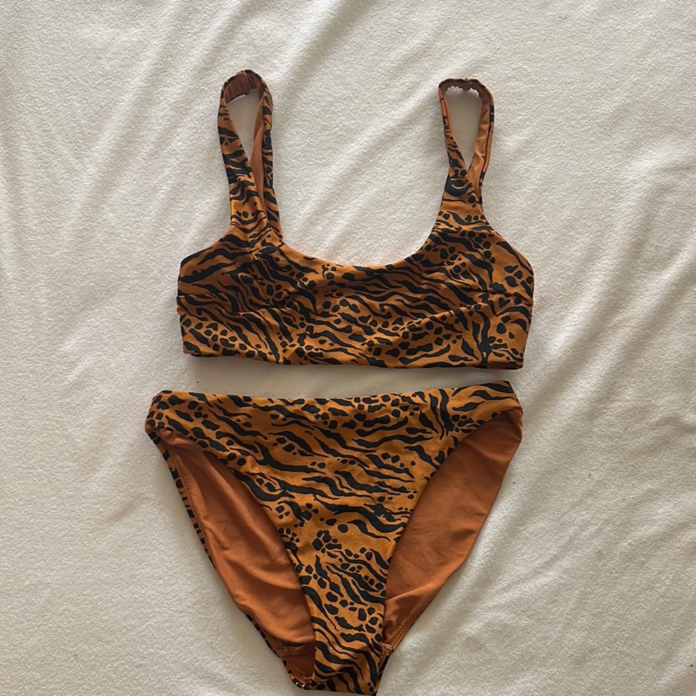 H&M Animal Print Bikini Set